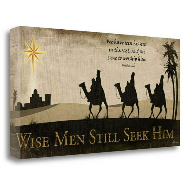 Wise Men Still Seek Him Canvas Wall Art Print Christmas Home Decor 
